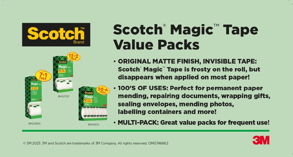 Scotch Magic Tape Value Packs